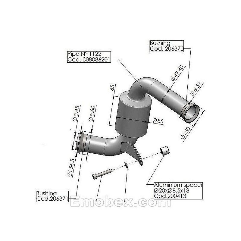 Descatalizador Leovince KTM RC 390 2017-2020 
