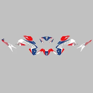 Kit vinilo Deco Up Maximize Honda CB1000R 2008-2016 Rojo - Azul - vista 2