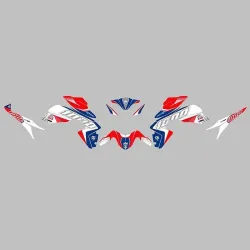 Kit vinilo Deco Up Maximize Honda CB1000R 2008-2016 Rojo - Azul - vista 2