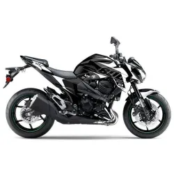 Kit vinilo Deco Up Maximize Kawasaki Z800 Negro - Blanco - vista 1