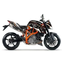 Kit vinilo Deco Up Maximize KTM Superduke 990 2010-2015 Negro - Naranja - vista 1