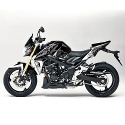 Kit vinilo Deco Up Maximize Suzuki GSR 750 Negro - Blanco - vista 1