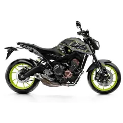 Kit vinilo Deco Up Maximize Yamaha MT09 2013-2016 Gris - Amarillo - vista 1 Kit vinilo Deco Up Maximize Yamaha MT09 2013-2016 Gris - Amarillo - vista 1