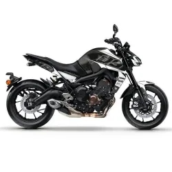 Kit vinilo Deco Up Maximize Yamaha MT09 2017-2020 Negro - Blanco - vista 1