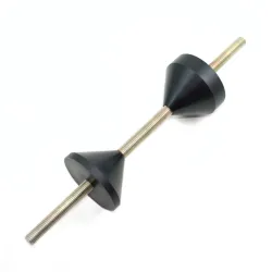 Eje con conos de GRAN DIAMETRO para equilibradora manual ruedas (monobrazo). - vista 1 Eje con conos de GRAN DIAMETRO para equilibradora manual ruedas (monobrazo). - vista 1