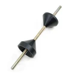 Eje con conos de GRAN DIAMETRO para equilibradora manual ruedas (monobrazo). - vista 2 Eje con conos de GRAN DIAMETRO para equilibradora manual ruedas (monobrazo). - vista 2