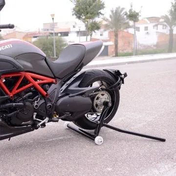 Caballete monobrazo BMW - Ducati - Honda - Triumph universal desmontable - vista 2