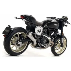 Escape Ducati Scrambler 800 Icon - Classic - Cafe Racer 2017-2018 Arrow ProRace Nichrom copa Inox - vista 2