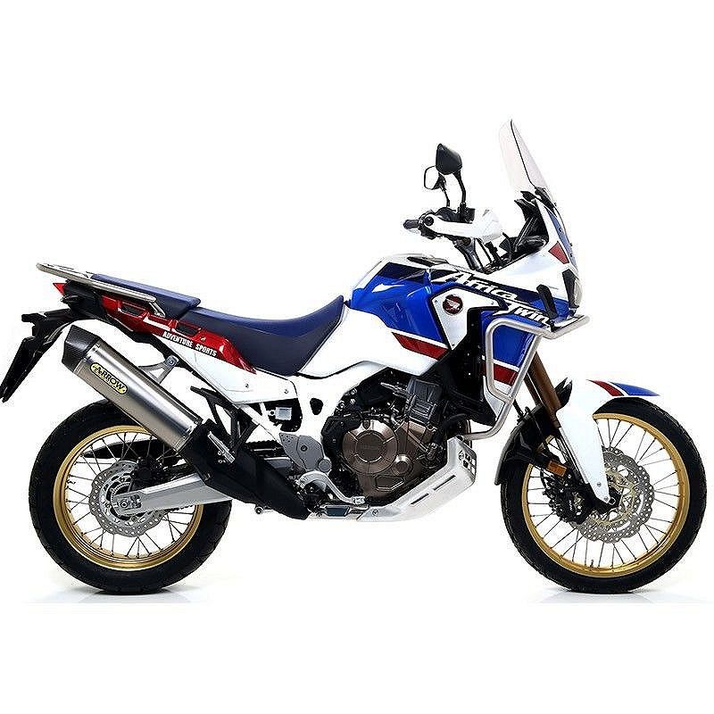 Escape Honda Africa Twin ADV Sports 2018-2020Arrow Racetech Titanio copa Carbono - vista 1