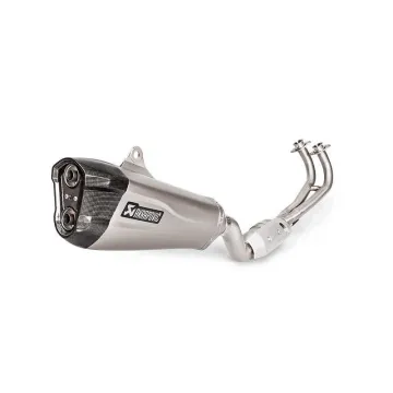 Escape completo Akrapovic Yamaha Tmax 530 2017-2018 Titanio - vista 4