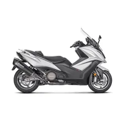 Escape Akrapovic Kymco AK 550 inox Negro - vista 1