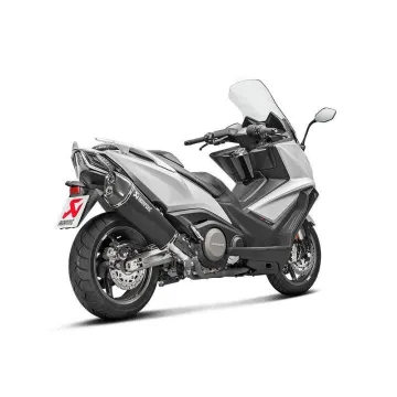 Escape Akrapovic Kymco AK 550 inox Negro - vista 2