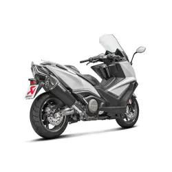 Escape Akrapovic Kymco AK 550 inox Negro - vista 2