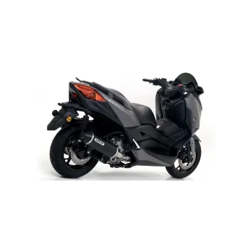 Escape Yamaha Xmax 300 2017-2020 Arrow Urban Aluminio Negro - vista 2