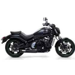 Escape completo Kawasaki Vulcan S 650 2017-2020 Arrow Rebel Dark - vista 1 Escape completo Kawasaki Vulcan S 650 2017-2020 Arrow Rebel Dark - vista 1