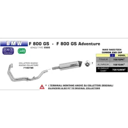 Escape Arrow BMW F 800 GS 2008-2016 Maxi Racetech Aluminio copa Carbono - vista 2