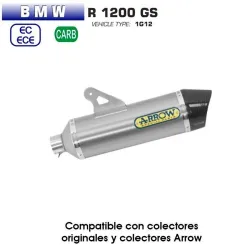 Escape Arrow BMW R 1200 GS 2013-2016 Maxi Racetech Aluminio copa Carbono 71805AK - vista 1