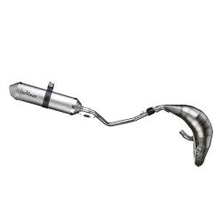 Escape Leovince Yamaha DT 50 X-R 2007-2011 Hand Made X-Fight homologado 3260 - vista 2