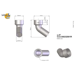 Dbkiller Leovince n47 para escapes modelo Underbody 308232801R - vista 2