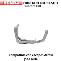 Colectores Arrow Honda CBR 600 RR 2007-2008 Colectores Arrow Honda CBR 600 RR 2007-2008