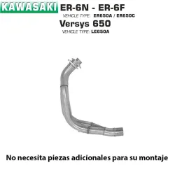 Colectores Arrow Kawasaki Versys 650 2007-2014 