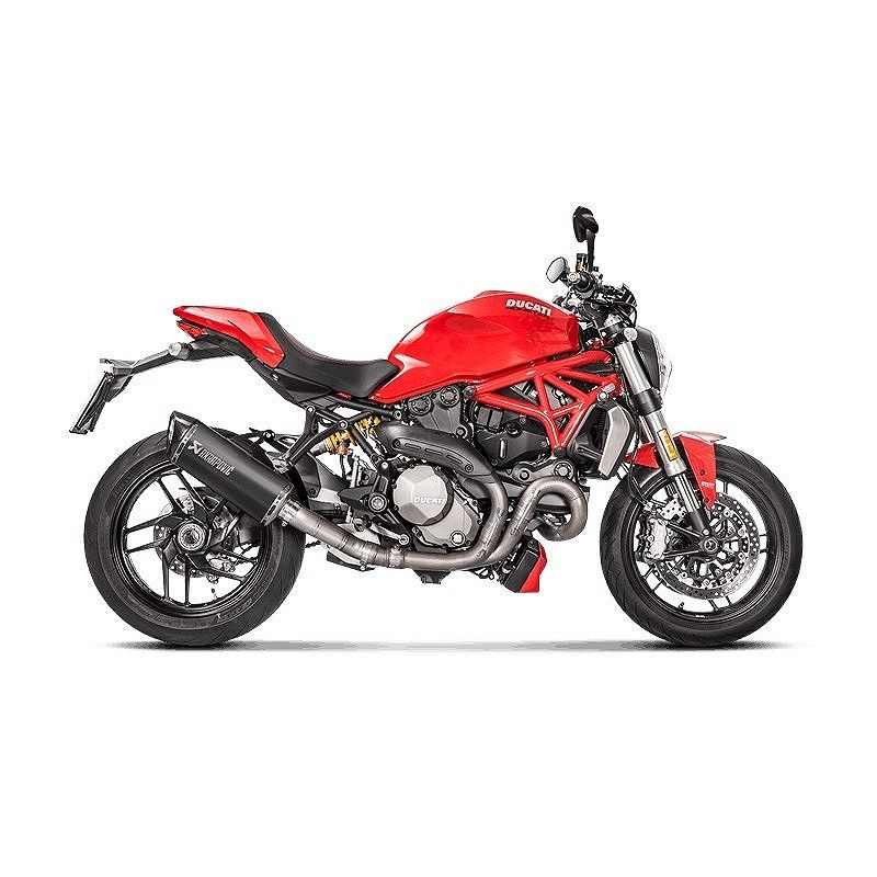 Escape Akrapovic Ducati Monster 1200 2017 Titanio negro - vista 1