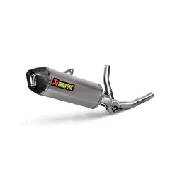 Escape completo Akrapovic Suzuki V-Strom 650 2017-2022 Titanio - vista 3 Escape completo Akrapovic Suzuki V-Strom 650 2017-2022 Titanio - vista 3