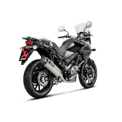 Escape completo Akrapovic Suzuki V-Strom 650 2017-2022 Titanio - vista 2 Escape completo Akrapovic Suzuki V-Strom 650 2017-2022 Titanio - vista 2