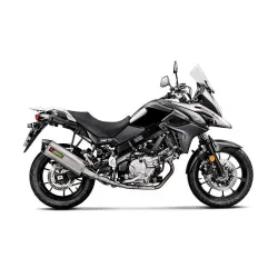 Escape completo Akrapovic Suzuki V-Strom 650 2017-2022 Titanio - vista 1 Escape completo Akrapovic Suzuki V-Strom 650 2017-2022 Titanio - vista 1