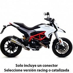 Escape Ducati Hypermotard 2013-2018 Arrow X-Kone Nichrom copa Carbono - vista 2