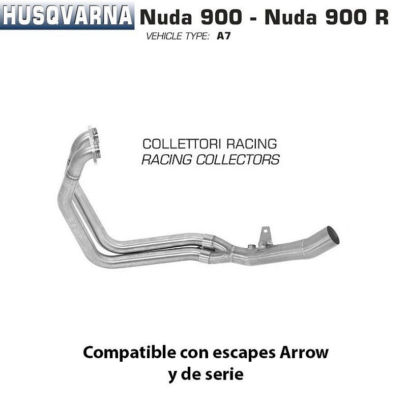 Colectores Arrow Husqvarna Nuda 900 