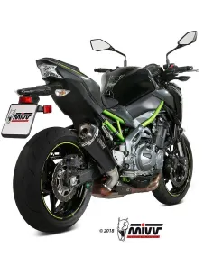 Escape MIVV Kawasaki Z900 2017-2019 Delta Race Steel Black - vista 1 2