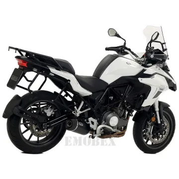 Escape Benelli TRK 502 2017-2018 Arrow RaceTech Aluminio Dark copa Carbono - vista 2