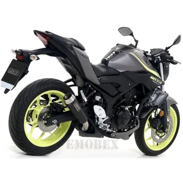 Escape Yamaha MT03 2018-2020 Arrow ProRace Nichrom Dark - vista 2