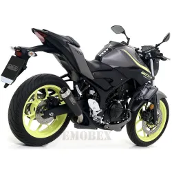 Escape Yamaha MT03 2018-2020 Arrow ProRace Nichrom Dark - vista 2