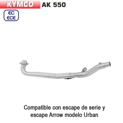 Colectores Arrow racing Kymco AK 550 