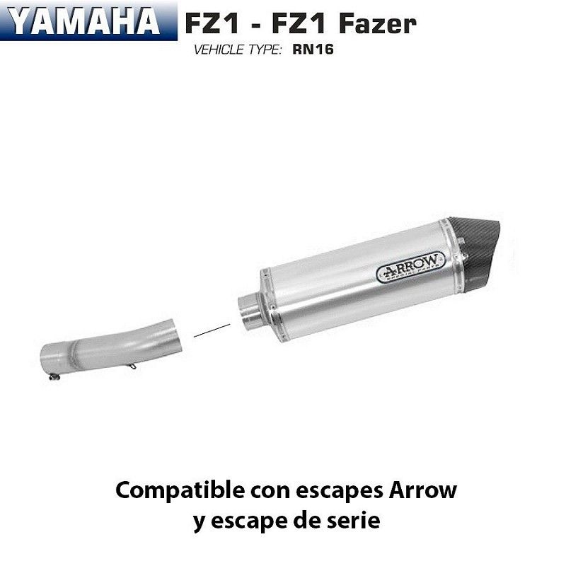 Escape Arrow Yamaha FZ1 2006-2016 Maxi Racetech Aluminio copa Carbono - vista 1
