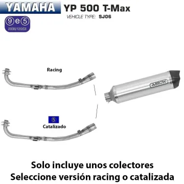 Escape completo Arrow Yamaha Tmax 500 2008-2011 Racetech Aluminio - vista 1