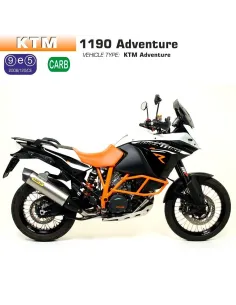 Escapes Arrow KTM 1190 Adventure 2013-2016 Maxi Racetech Titanio - vista 1