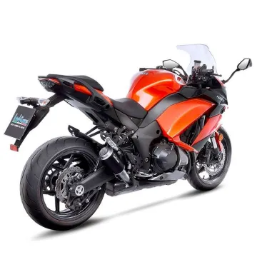 Escapes Leovince LV-10 Black Kawasaki Z1000 SX 2017 en adelante - vista 2