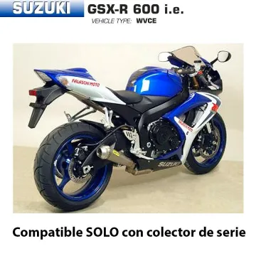 Escape Arrow Suzuki GSX-R 600 2006-2007 Pro-Race Inox - vista 2