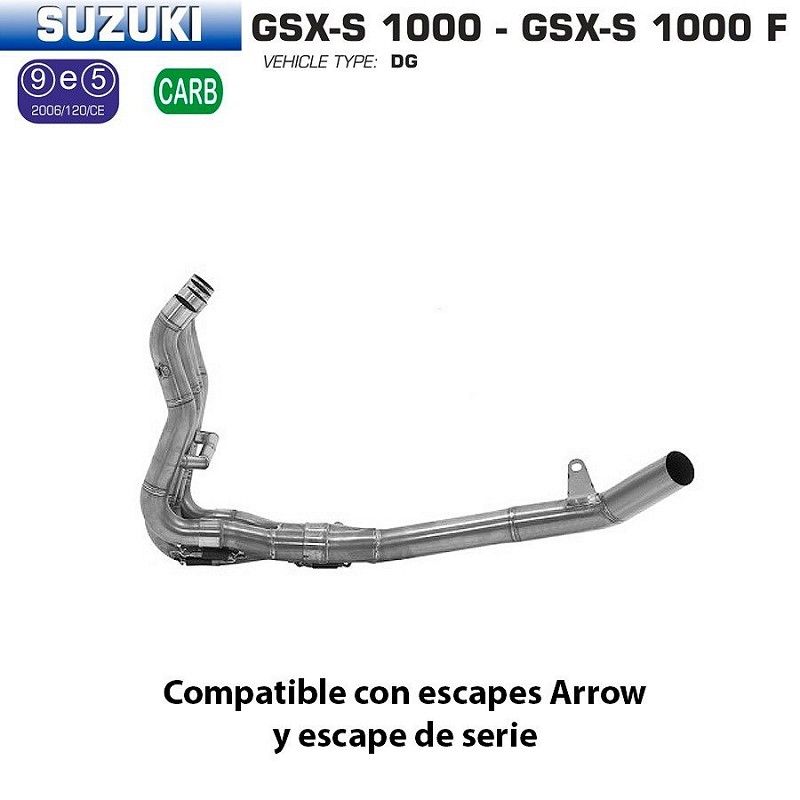 Colectores Arrow Suzuki GSX-S 1000 2015-2016 