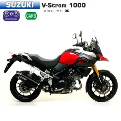 Escape Arrow Suzuki V-Strom 1000 2014-2016 Maxi Racetech Dark Aluminio - vista 1