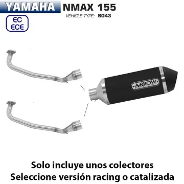 Escape completo Arrow Yamaha N-max 125 2017-2020 Urban Dark Aluminio - vista 2