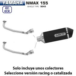 Escape completo Arrow Yamaha N-max 125 2017-2020 Urban Dark Aluminio - vista 2