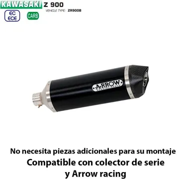 Escape Kawasaki Z900 2017-2019 Arrow RaceTech Aluminio Dark copa Carbono - vista 1