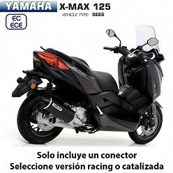 Escape Arrow Yamaha Xmax 125 2017-2020 Urban Dark Aluminio - vista 2