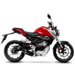 Escape completo Leovince Honda CB 125 R 2018-2020 LV One Evo Carbono - vista 1 Escape completo Leovince Honda CB 125 R 2018-2020 LV One Evo Carbono - vista 1