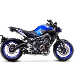 Escape completo Leovince Yamaha MT09 SP 2018-2020 LV One Evo Carbono - vista 1 Escape completo Leovince Yamaha MT09 SP 2018-2020 LV One Evo Carbono - vista 1