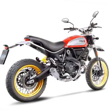 Escape Leovince Ducati Scrambler 800 Desert 2017-2018 LV-10 Inox - vista 2
